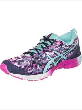 ASICS Gel-Hyper Tri Multicolor Blue Running Shoes Sneakers Women US 11